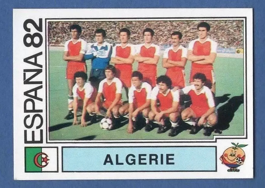 España 82 World Cup - Algerie (team) - Algerie