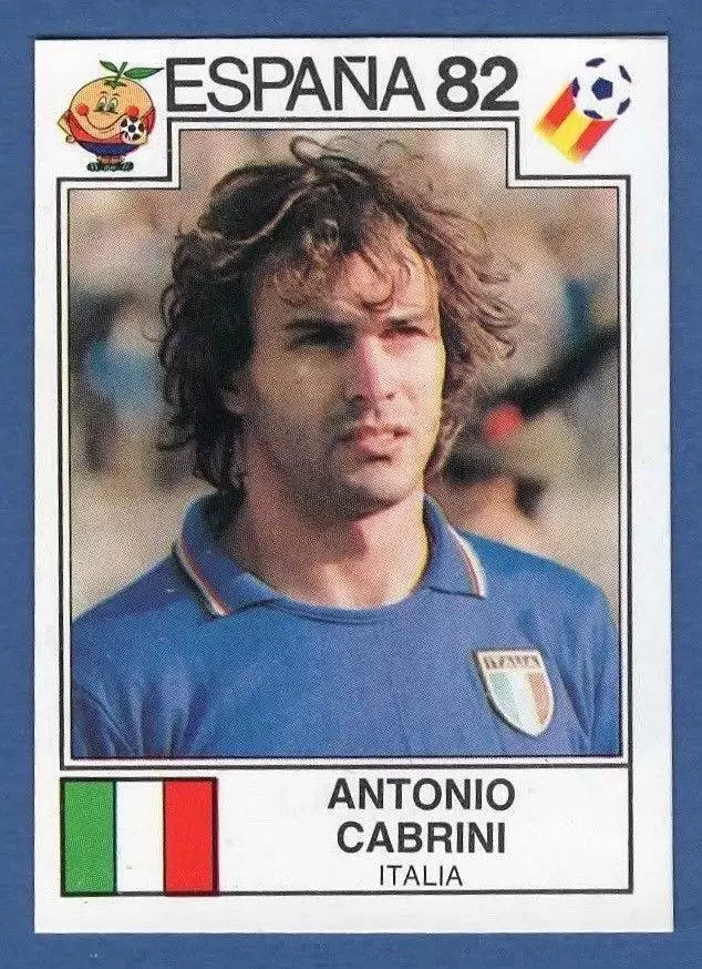 España 82 World Cup - Antonio Cabrini - Italia