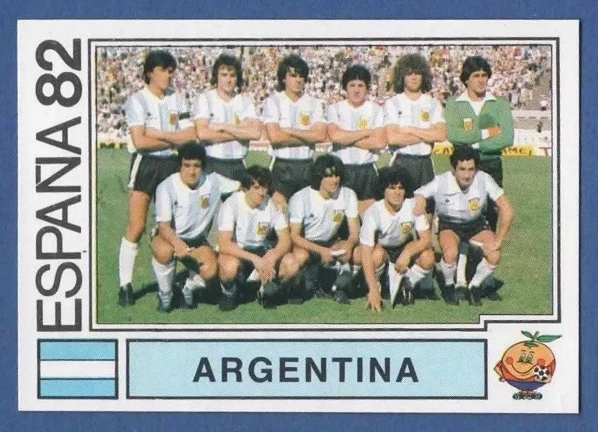 España 82 World Cup - Argentina (team) - Argentina
