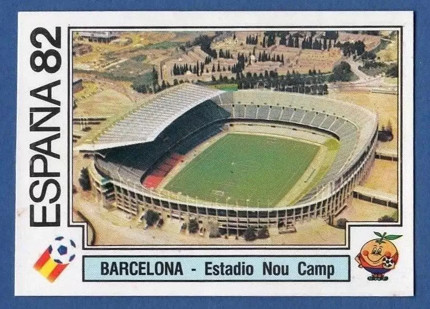 España 82 World Cup - Barcelona - Estadio Nou Camp - Estadio