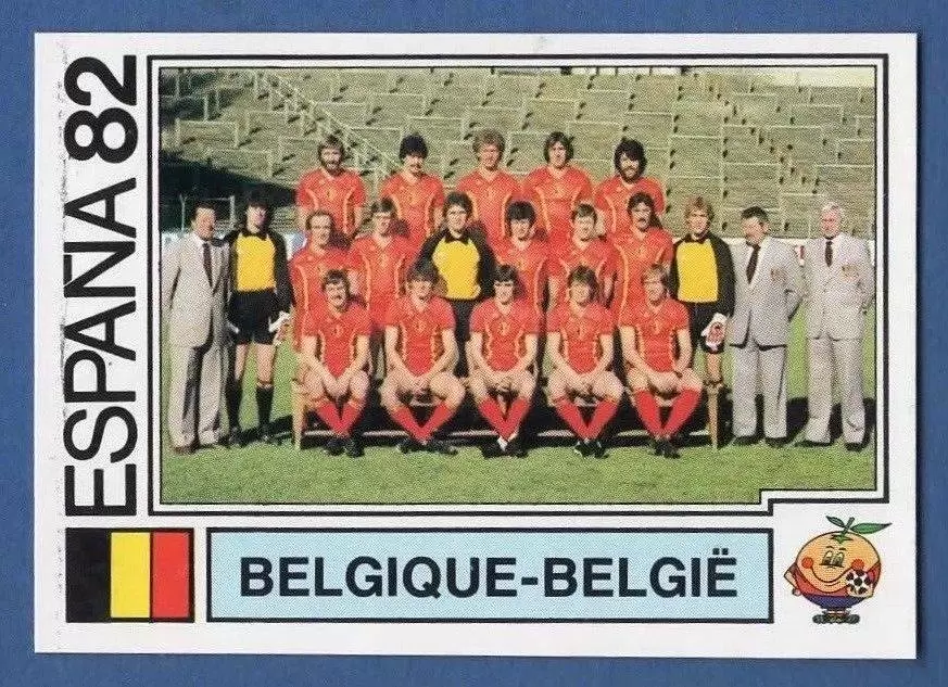 España 82 World Cup - Belgique-Belgie (team) - Belgique-Belgie
