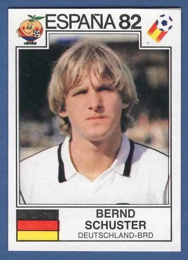 España 82 World Cup - Bernd Schuster - Deutschland-BRD