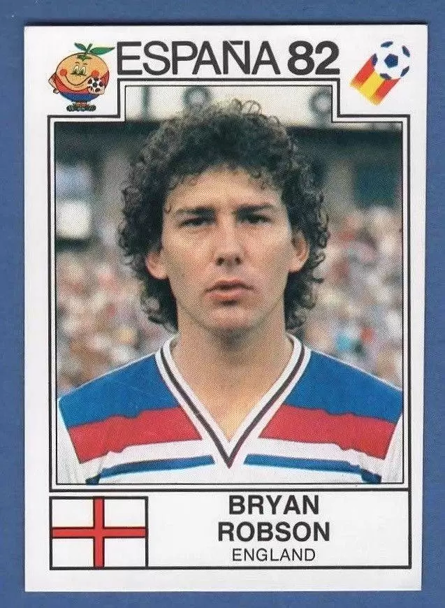 España 82 World Cup - Bryan Robson - England