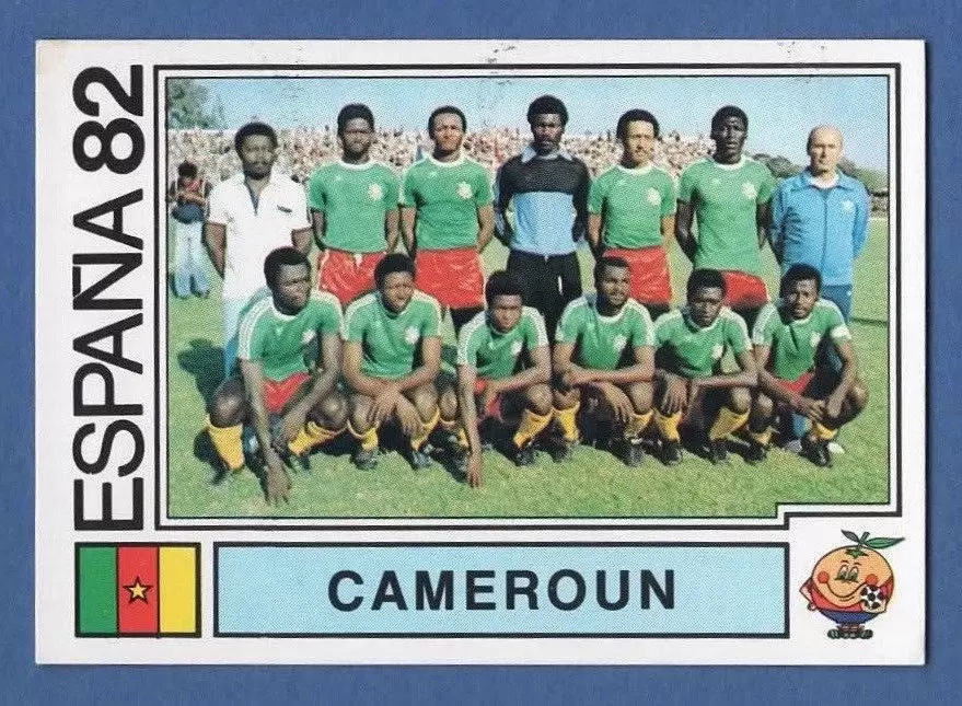 España 82 World Cup - Cameroun (team) - Cameroun
