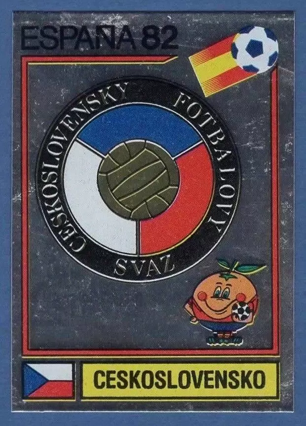 España 82 World Cup - Ceskoslovensko (emblem) - Ceskoslovensko