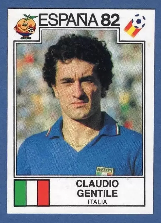España 82 World Cup - Claudio Gentile - Italia