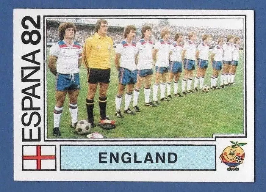 España 82 World Cup - England (team) - England