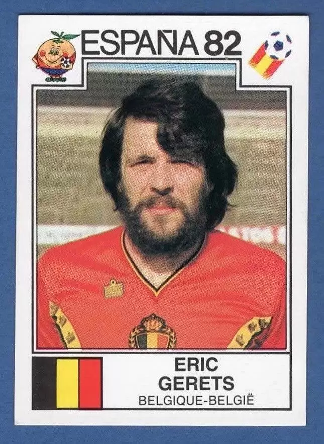 España 82 World Cup - Eric Gerets - Belgique-Belgie
