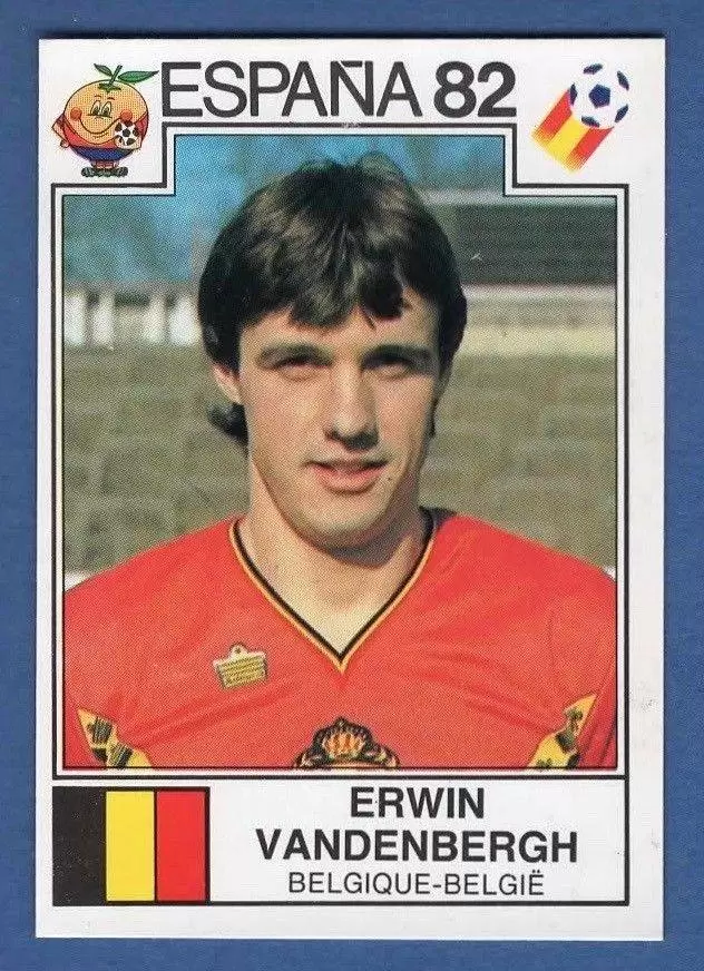 España 82 World Cup - Erwin Vandenbergh - Belgique-Belgie