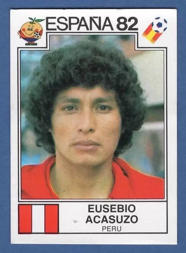 España 82 World Cup - Eusebio Acasuzo - Peru