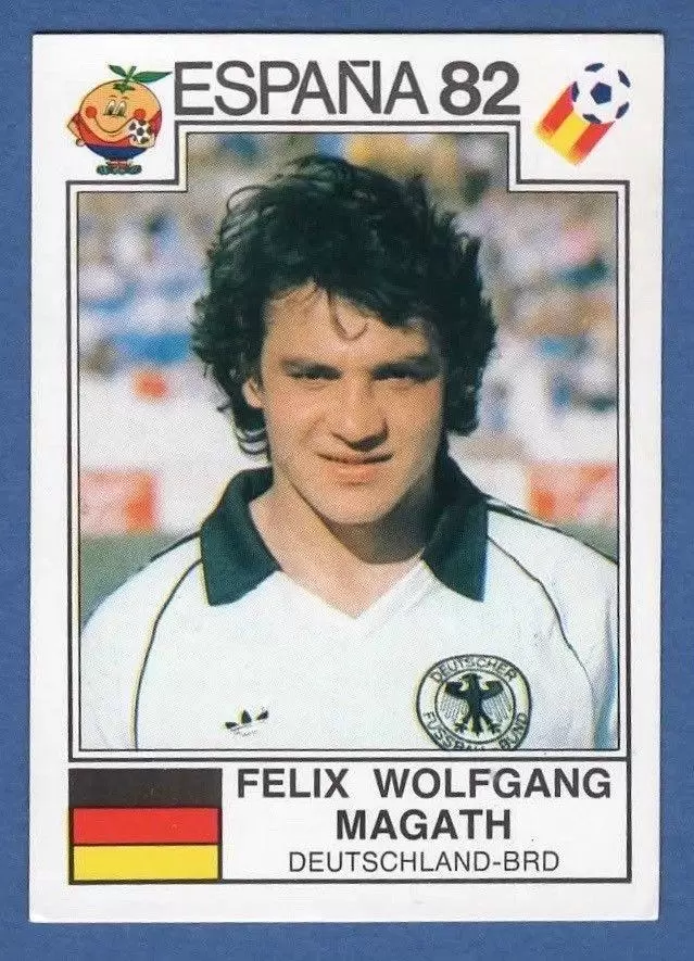 España 82 World Cup - Felix Wolfgang Magath - Deutschland-BRD