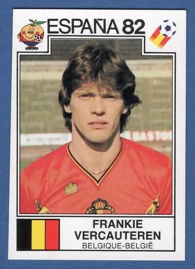 España 82 World Cup - Frankie Vercauteren - Belgique-Belgie