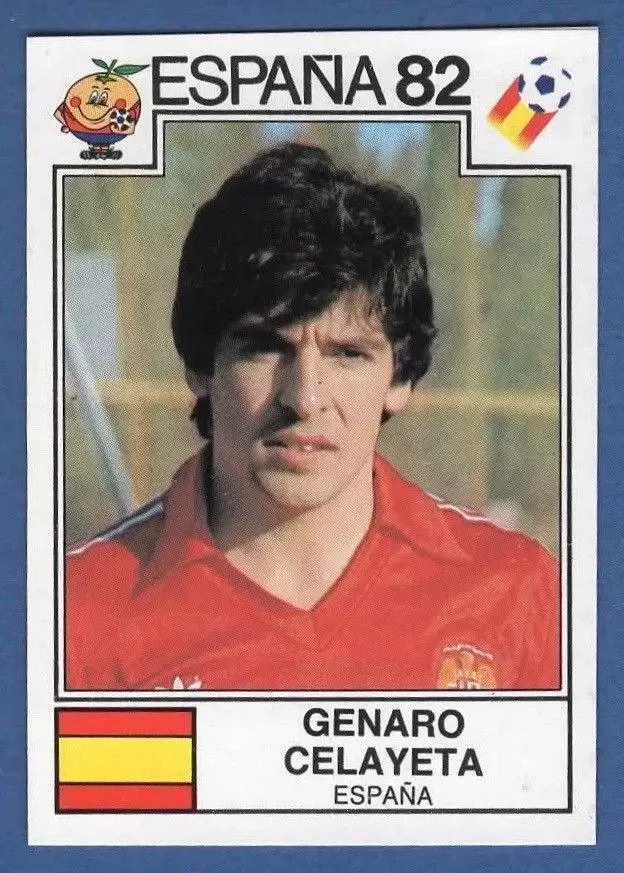 España 82 World Cup - Genaro Celayeta - Espana