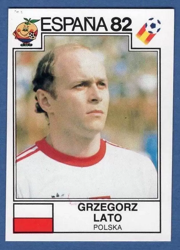 España 82 World Cup - Grzegorz Lato - Polsca