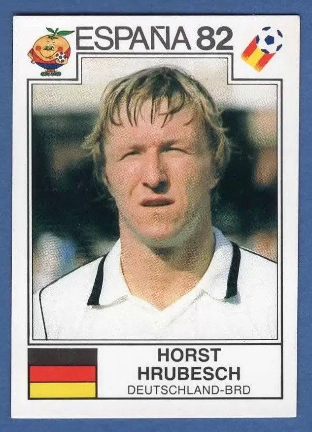 España 82 World Cup - Horst Hrubesch - Deutschland-BRD