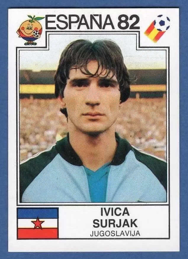 España 82 World Cup - Ivica Surjak - Jugoslavija
