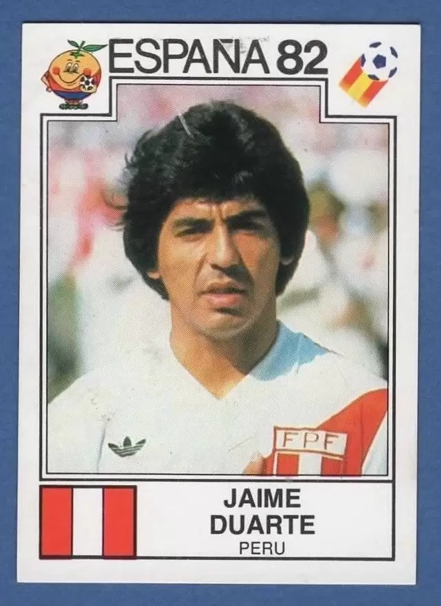 España 82 World Cup - Jaime Duarte - Peru