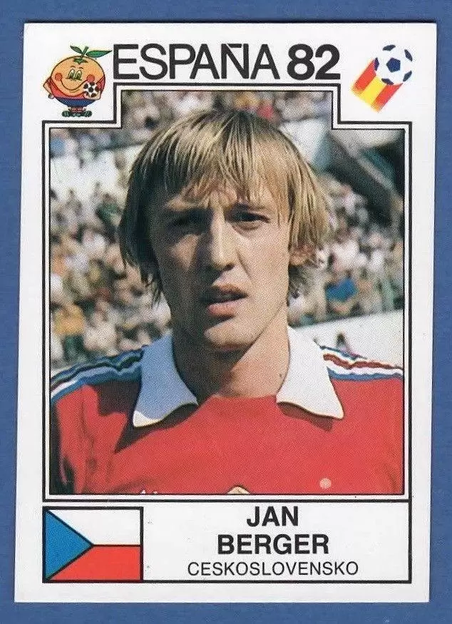 España 82 World Cup - Jan Berger - Ceskoslovensko