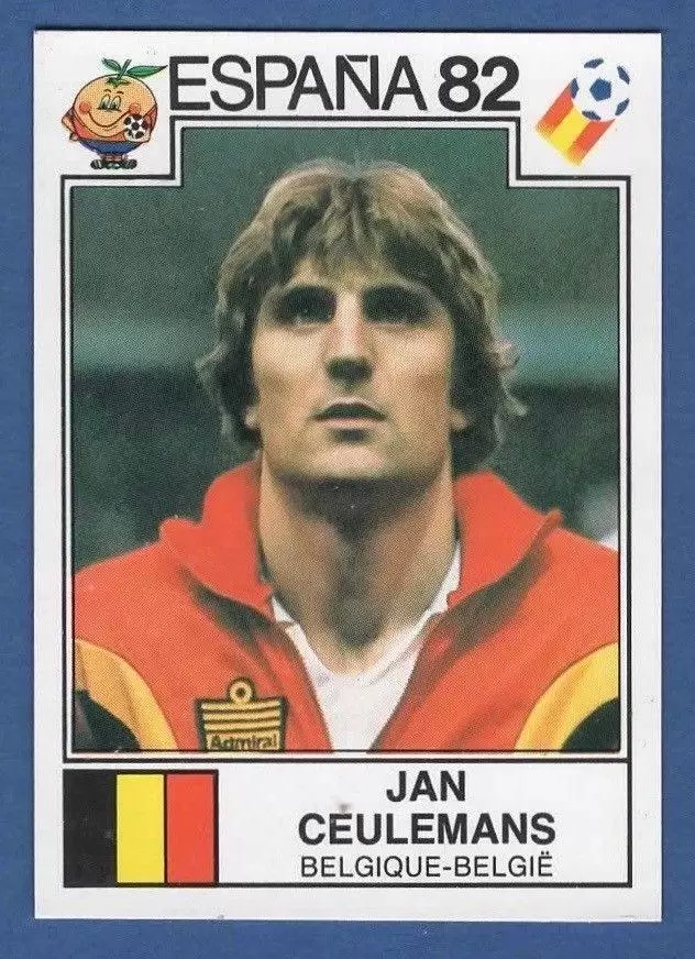 España 82 World Cup - Jan Ceulemans - Belgique-Belgie