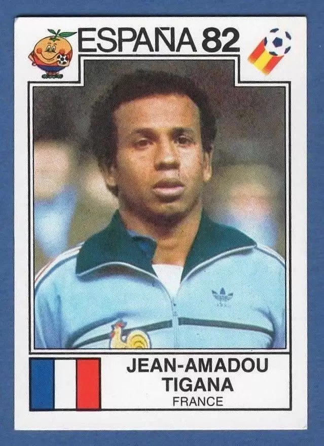España 82 World Cup - Jean-Amadou Tigana - France