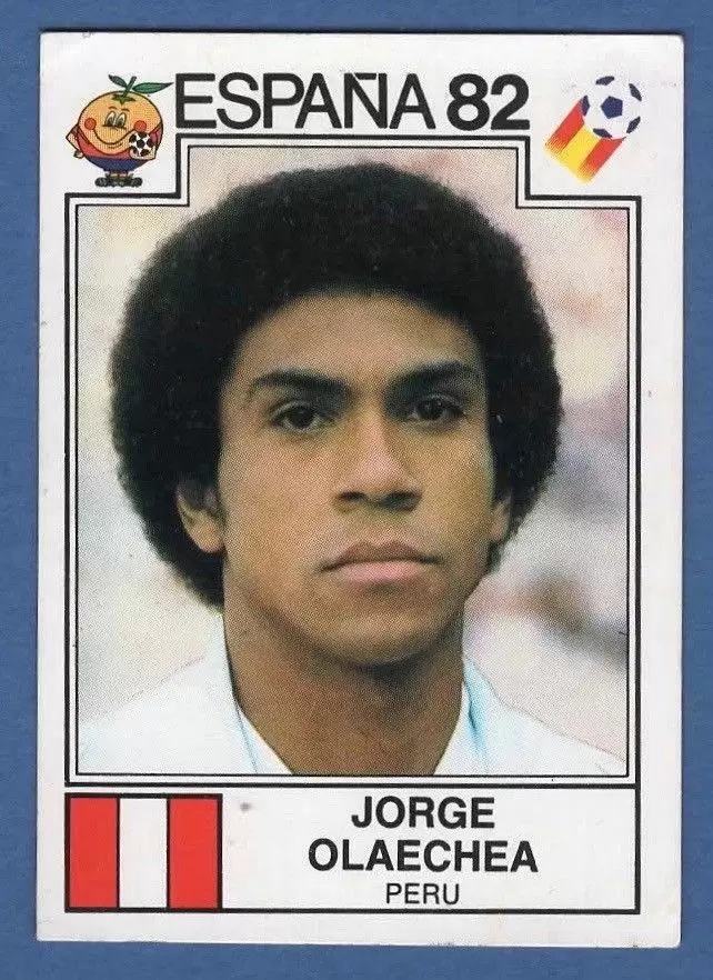 España 82 World Cup - Jorge Olaechea - Peru