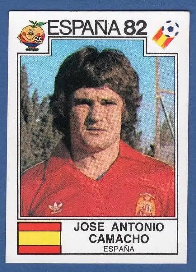 España 82 World Cup - Jose Antonio Camacho - Espana