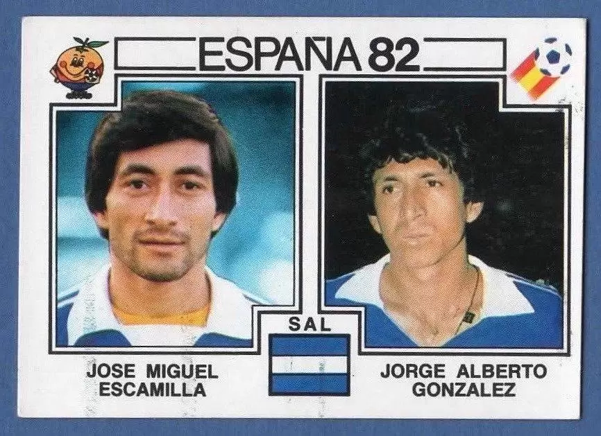 España 82 World Cup - Jose Miguel Escamilla & Jorge Alberto Gonzalez - El Salvador