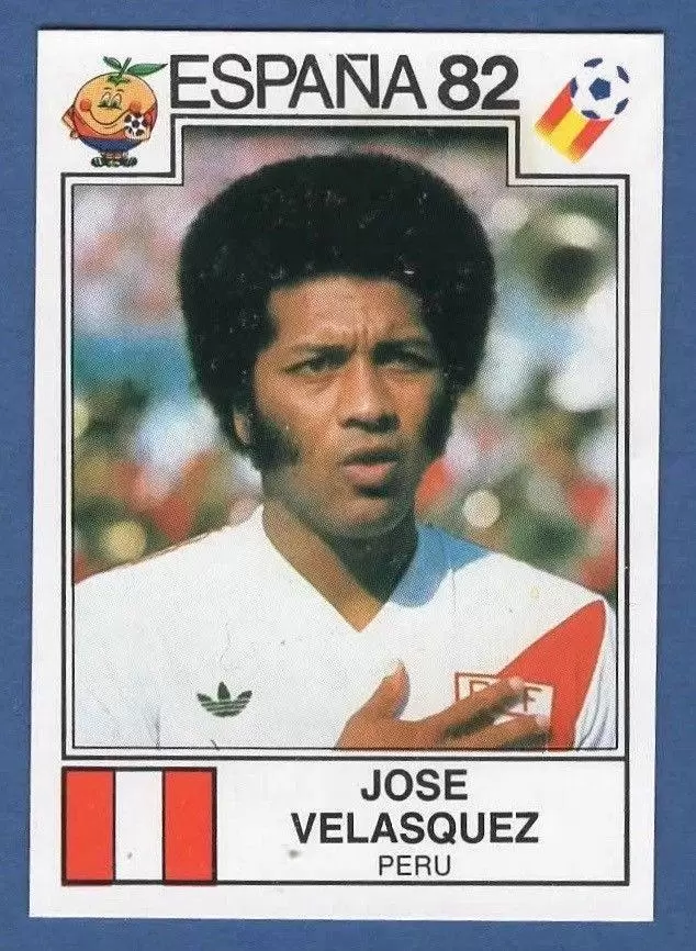 España 82 World Cup - Jose Velasquez - Peru