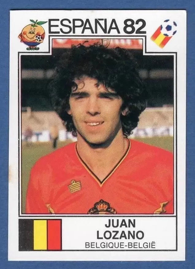 España 82 World Cup - Juan Lozano - Belgique-Belgie
