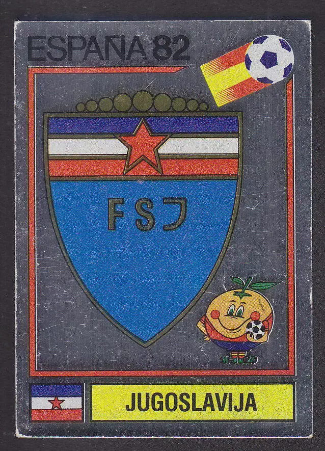 España 82 World Cup - Jugoslavija (emblem) - Jugoslavija