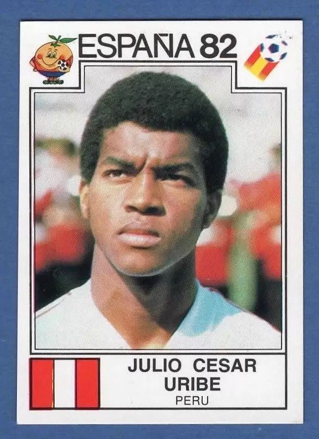 España 82 World Cup - Julio Cesar Uribe - Peru