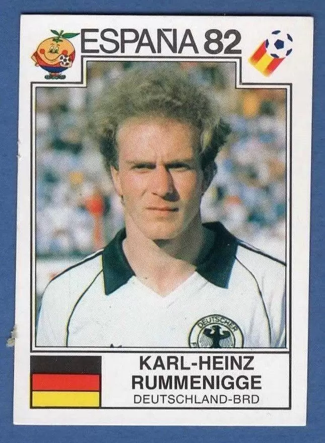 España 82 World Cup - Karl-Heinz Rummenigge - Deutschland-BRD