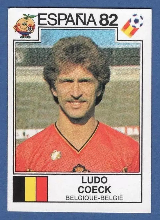 España 82 World Cup - Ludo Coeck - Belgique-Belgie