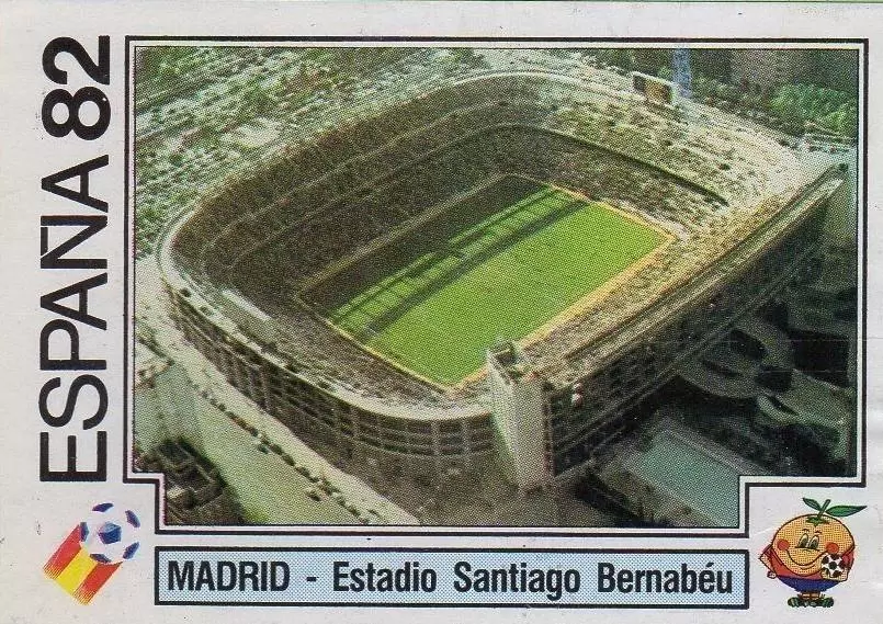 España 82 World Cup - Madrid - Estadio Santiago Bernabeu - Estadio
