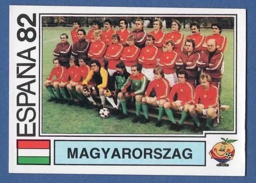 España 82 World Cup - Magyarorszag (team) - Magyarorszag