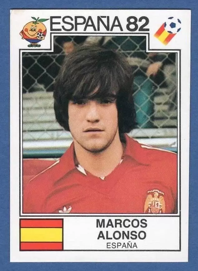 España 82 World Cup - Marcos Alonso - Espana