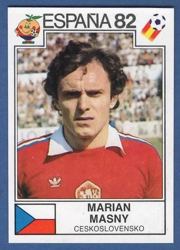 España 82 World Cup - Marian Masny - Ceskoslovensko