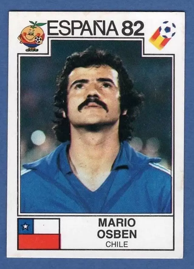 España 82 World Cup - Mario Osben - Chile