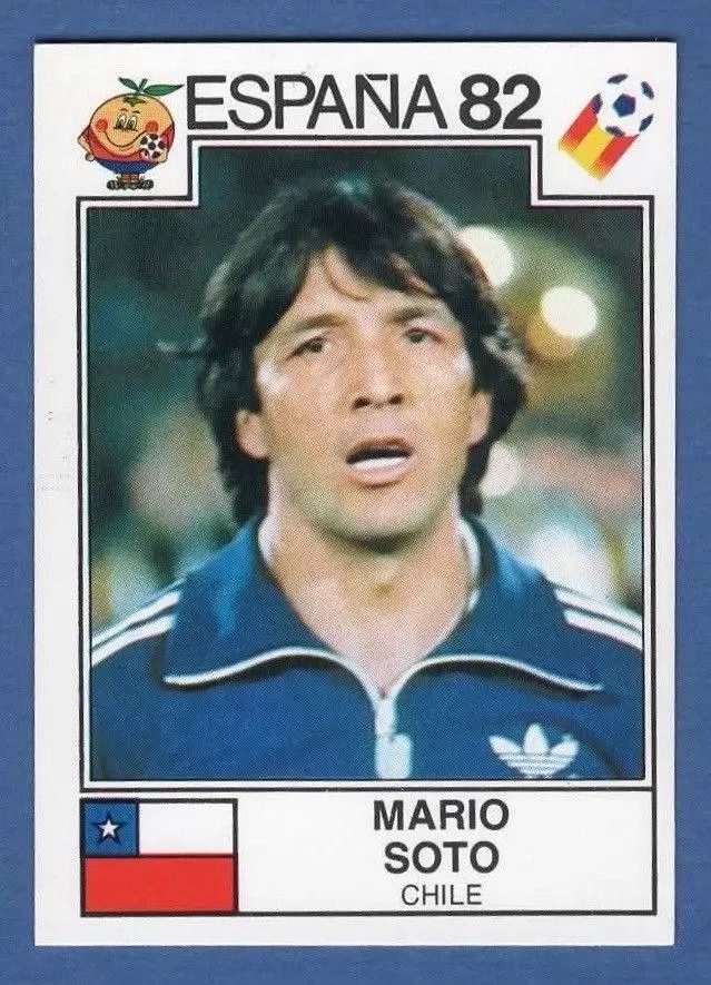España 82 World Cup - Mario Soto - Chile