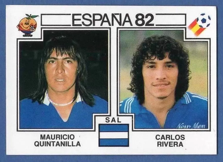 España 82 World Cup - Mauricio Quintanilla & Carlos Rivera - El Salvador