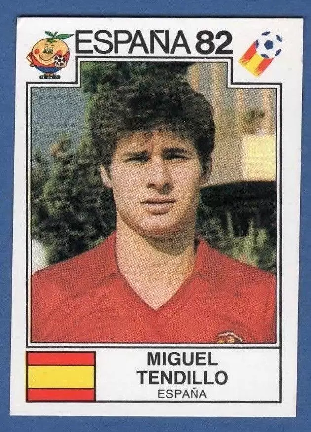 España 82 World Cup - Miguel Tendillo - Espana