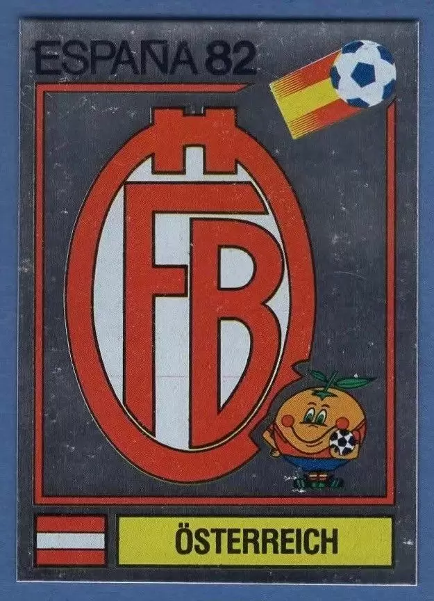 España 82 World Cup - Osterreich (emblem) - Osterreich