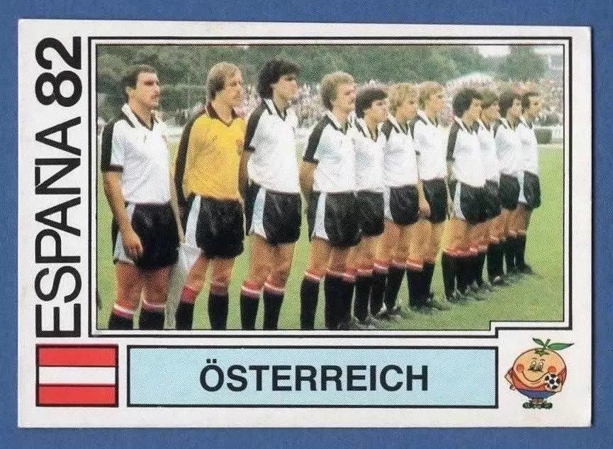 España 82 World Cup - Osterreich (team) - Osterreich