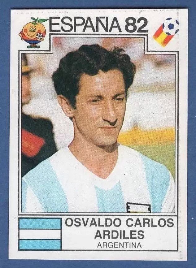 España 82 World Cup - Osvaldo Carlos Ardiles - Argentina