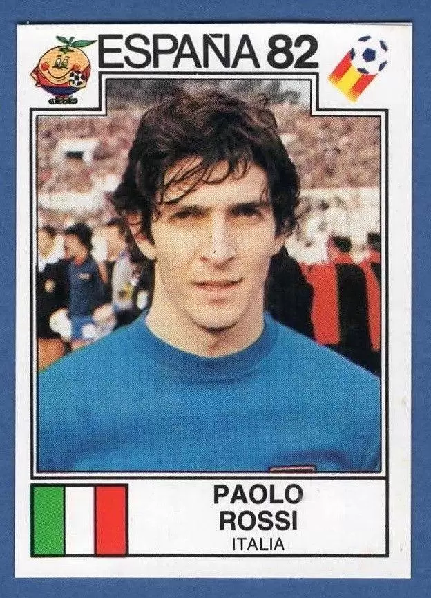 España 82 World Cup - Paolo Rossi - Italia