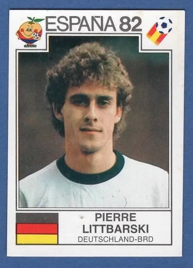 España 82 World Cup - Pierre Littbarski - Deutschland-BRD