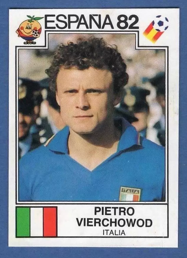España 82 World Cup - Pietro Vierchowod - Italia