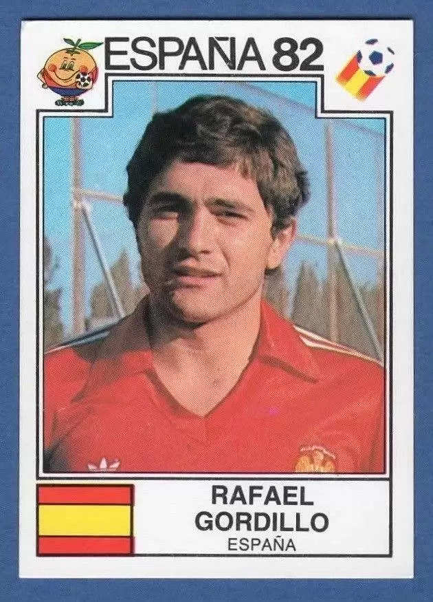 España 82 World Cup - Rafael Gordillo - Espana