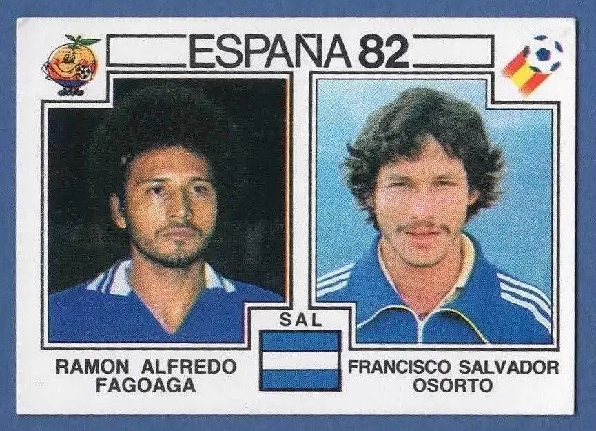 España 82 World Cup - Ramon Alfredo Fagoaga & Francisco Salvador Osorto - El Salvador