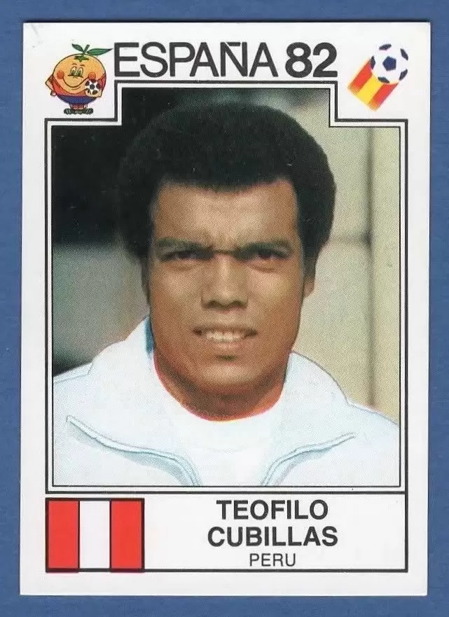 España 82 World Cup - Teofilo Cubillas - Peru